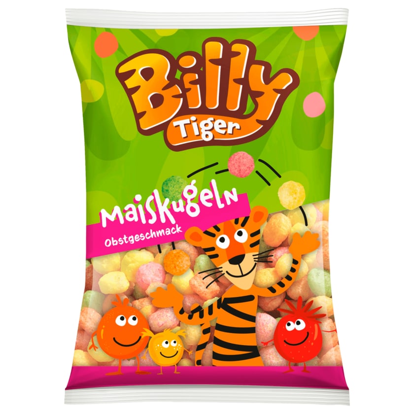 Billy Tiger Maiskugeln Obstgeschmack 70g